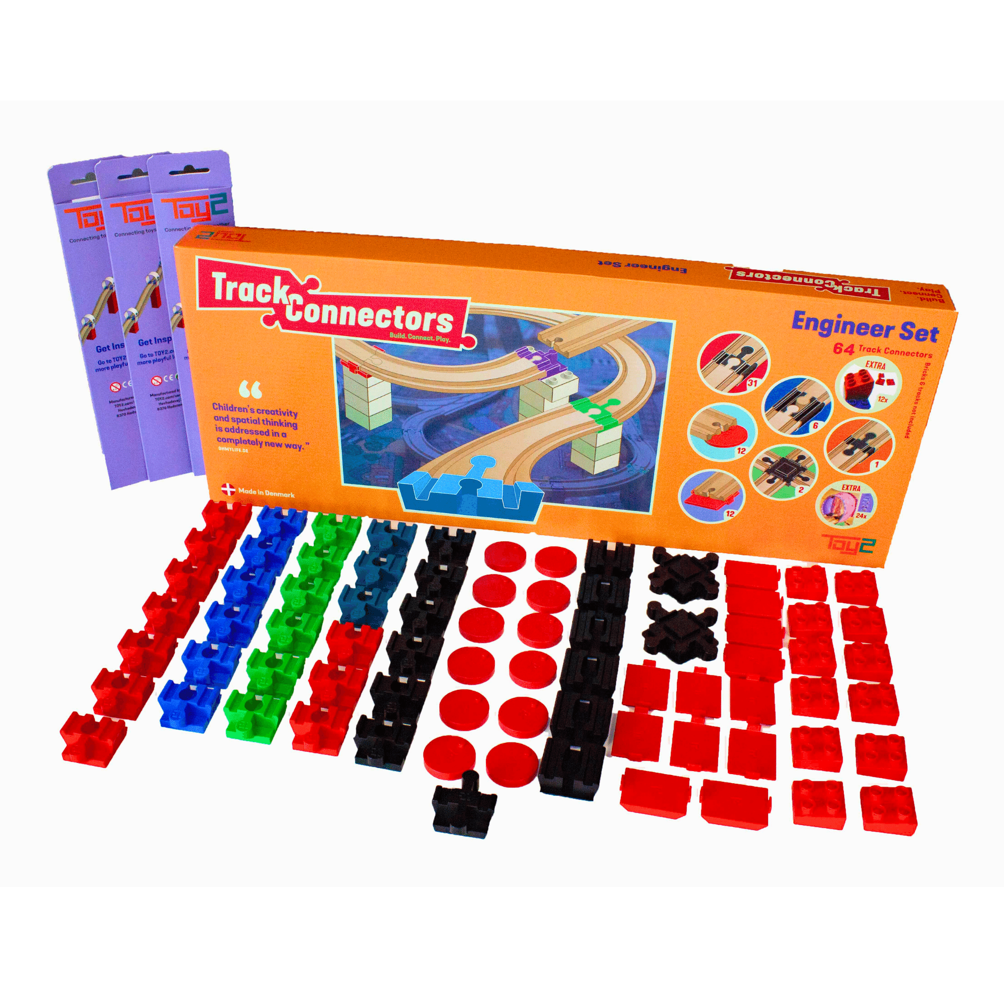 Engineer Set + Slopes + Arches 100 pièces – TOY2